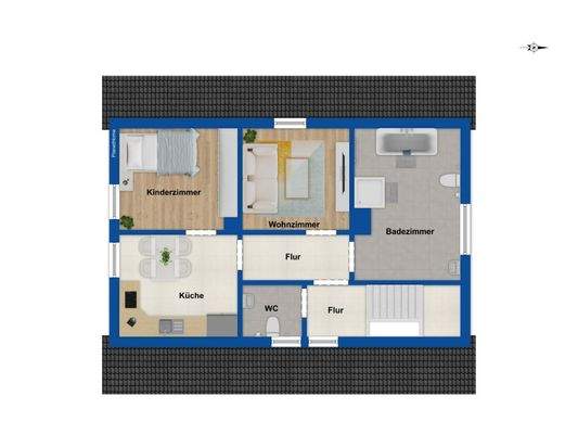 Grundriss Obergeschoss