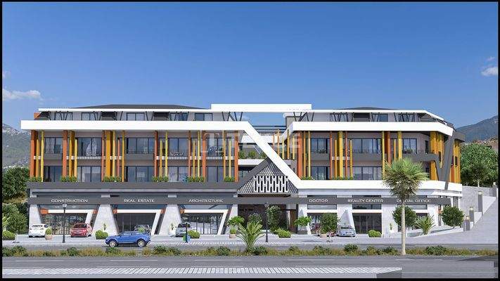 Commercial Properties in a Business Center in Alanya Antalya