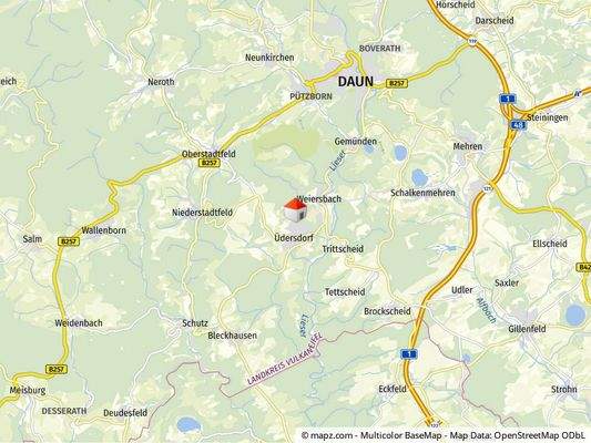 Geolyzer Kartenausschnitt