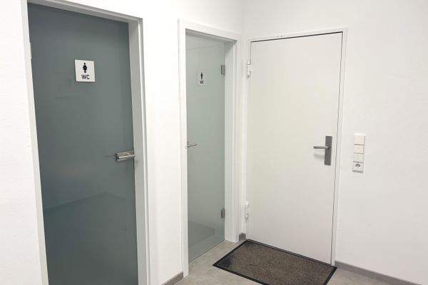 Zugang zu den Toiletten