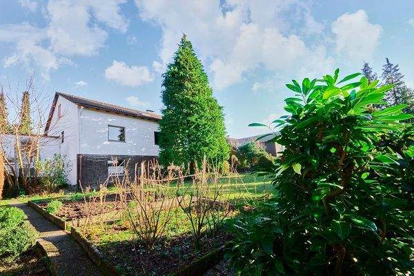 Garten-Westausrichtung