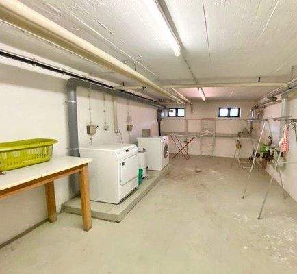 Waschraum im Keller