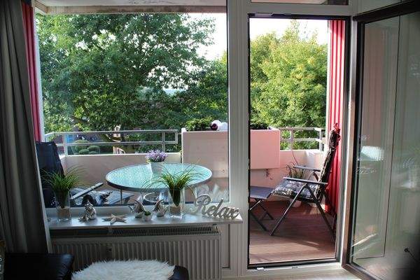 Balkon im Sommer