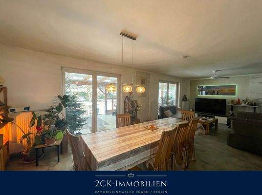 Essbereich zur Terrasse