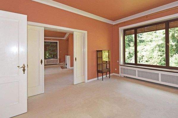 Schiebetür zum Wohnbereich