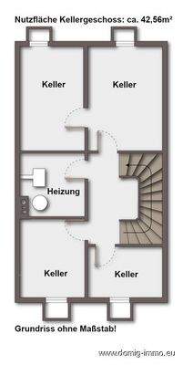 Grundriss KG ohne Maßstab