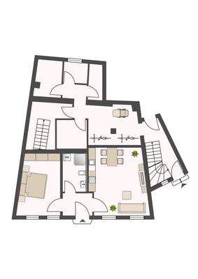 Keller und Wohnung 1 -Gewerbeeinheit