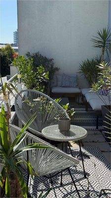 Terrasse vor dem Wohnzimmer