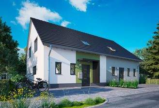 Doppelhaus Behringen Straßenansicht