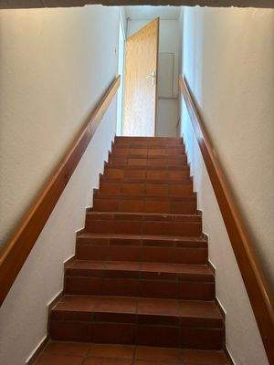 Treppenaufgang vom Keller 