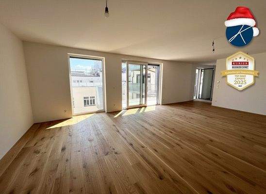 Wohnküche, Parkett, 45 m²