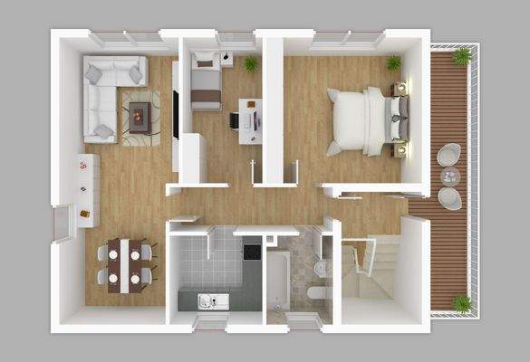 Grundriss Obergeschoss