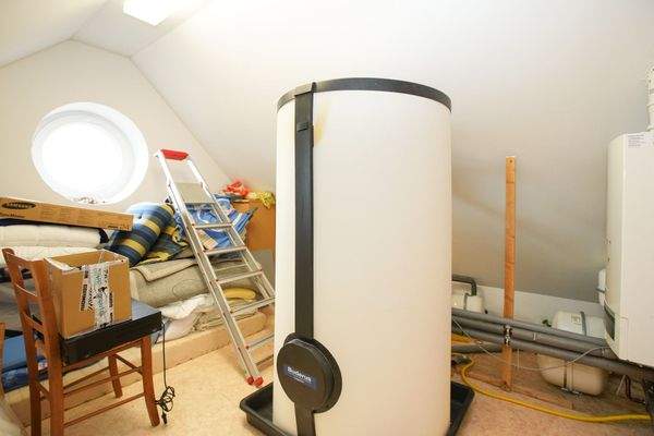 Heizungs- und Abstellraum im Spitzboden