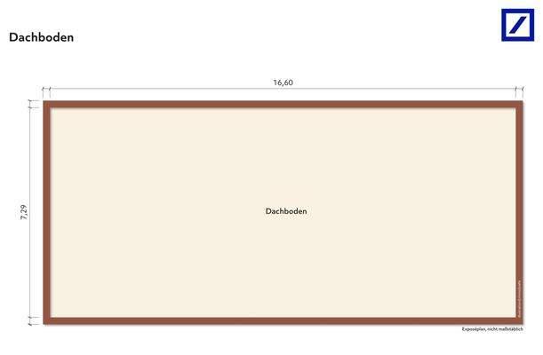 Dachboden-Grundfläche