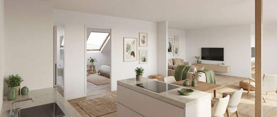 WE 24 Küche_Wohnzimmer