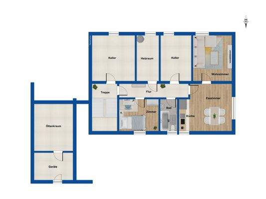 Grundriss Untergeschoss