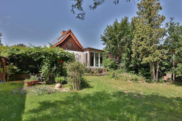 Haus von der Gartenseite