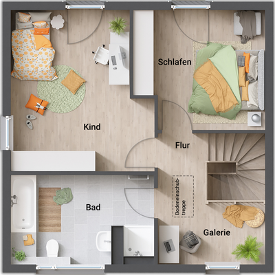 Stadthaus 100 Grundriss