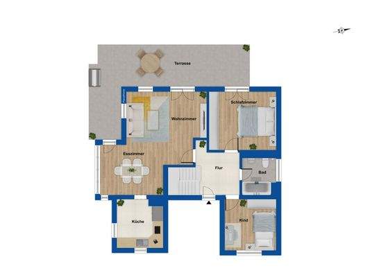 Grundriss - Erdgeschoss