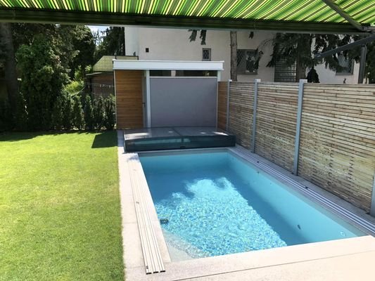 Eigengarten, Outdoor-Pool, Markise
