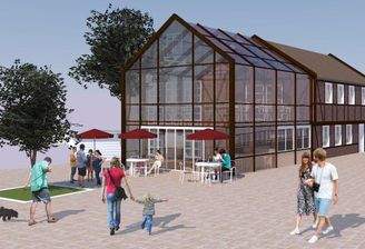 Genehmigte Planung Süd-Ost Ansicht