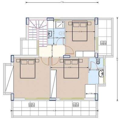 Kreta, Ammoudara: Geräumige, zweistöckige Villa mit Aussicht und Swimmingpool zu verkaufen