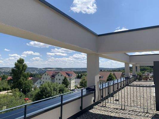 Blick von Dachterrasse