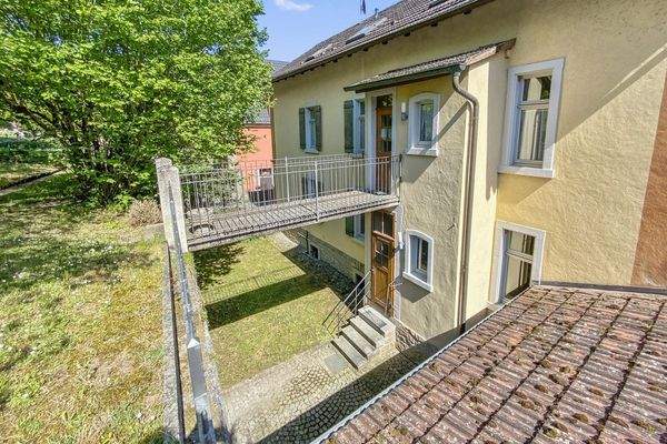 Hinterausgang in den Garten