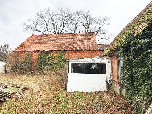 Rückseite Stallgebäude