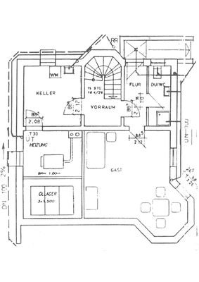 Grundriss Keller