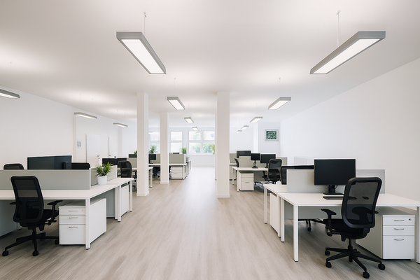 Animierte Bürofläche