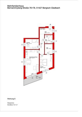 Grundriss WE 8