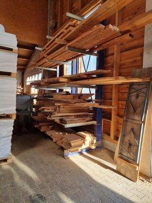 Hochregal südseitig