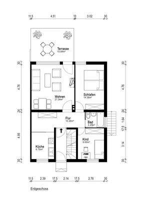 Grundriss EG Kopie, nicht maßstabsgerecht
