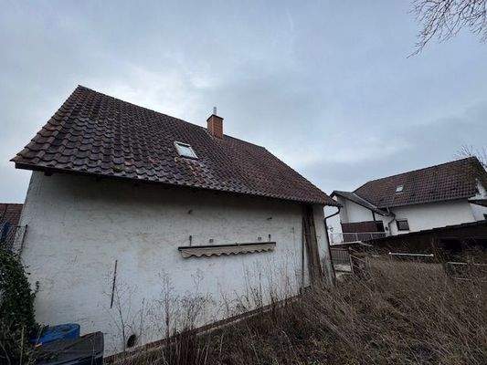 Rückseite der Liegenschaft