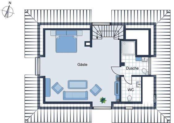 Grundriss Dachgeschoss