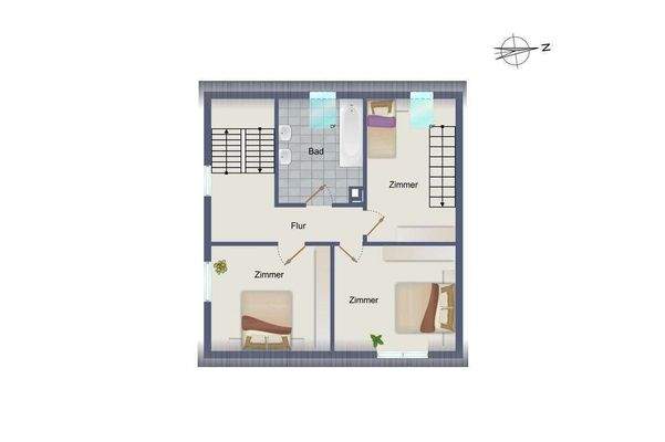 Grundriss Dachgeschoss