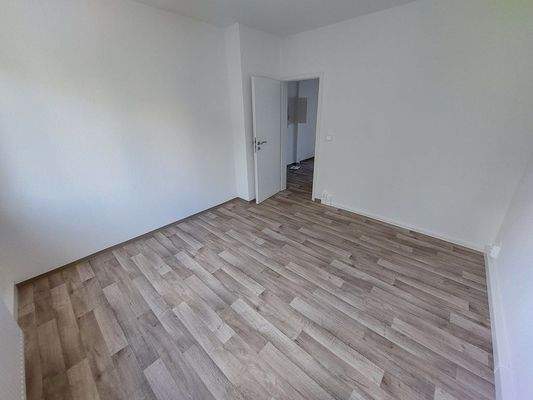 Das großzügige Schlafzimmer