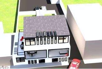 Blick auf Grundstück