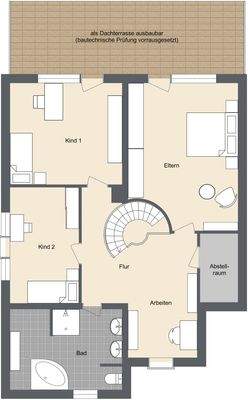 Grundriss Dachgeschoss