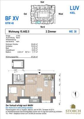 Grundriss WE 38 Baufeld XV 