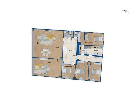 Grundriss Obergeschoss