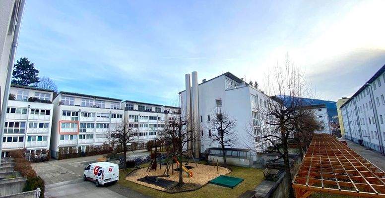 Lage Wohnung mit Blick in den Innenhof