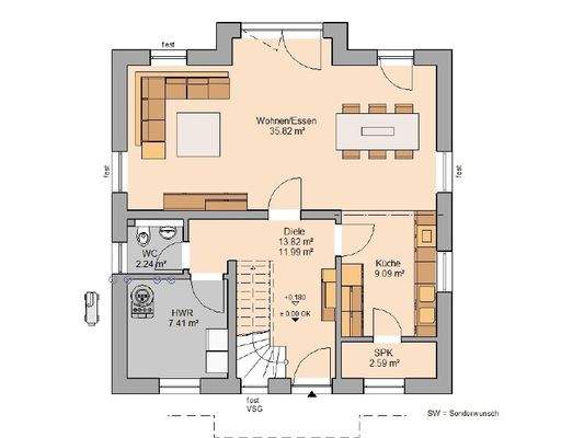 Grundriss Erdgeschoss