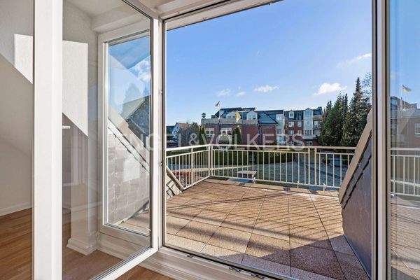 Blick aus dem Wohnzimmer