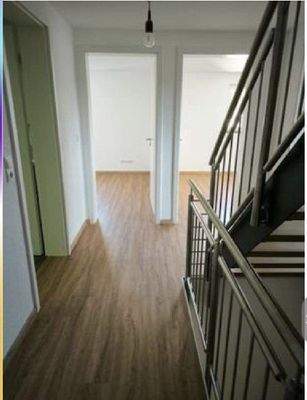 Treppen zum Obergeschoss