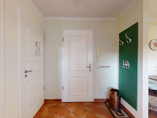 Eingang und Zutritt zum Abstellraum