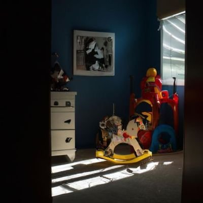 Kinderzimmer mit Schaukelpferd