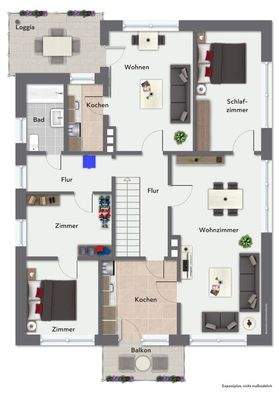 Grundriss Obergeschoss