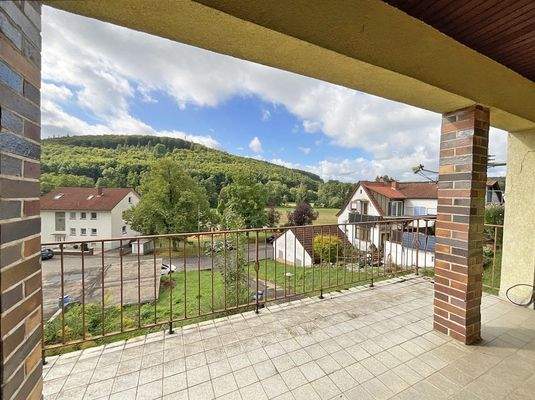 Loggia im Erdgeschoss